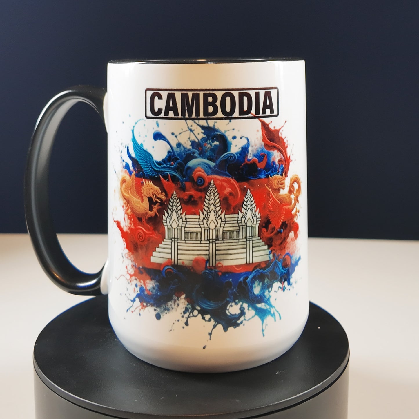 Cambodian flag Mug